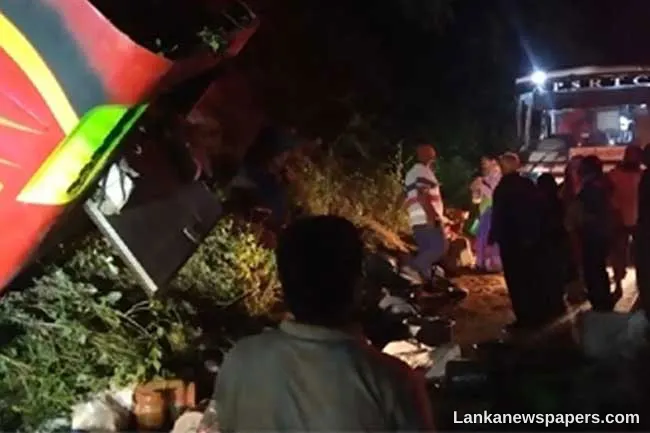 Nine dead as bus crashes into ravine amid heavy fog in India