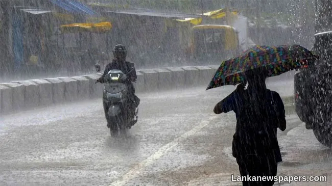 Showery conditions expected to enhance to some extent from tomorrow