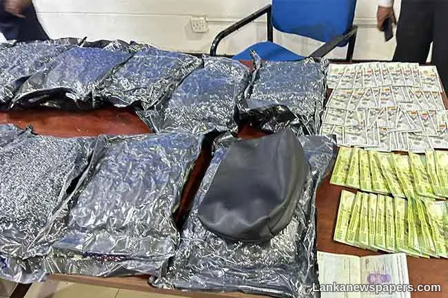 Large-scale drug trafficker arrested in Wattala with over 21kg of Kush