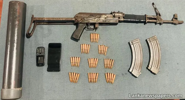Suspect arrested with T-56 firearm and ammunition in Batapola