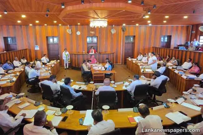 Annual budget of Galle MC presented by NPP defeated