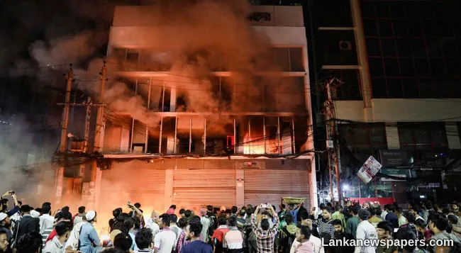 Violence breaks out in Bangladesh after death of youth protest leader