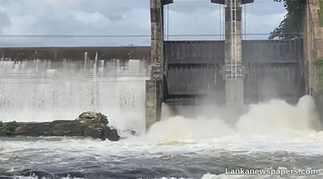Spill gates of several reservoirs remain opened but no risk of flooding - Irrigation Dept.