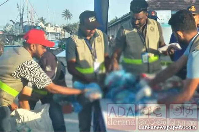 Fishing vessel taken into custody with narcotics in southern seas brought to Dikkowita Harbour