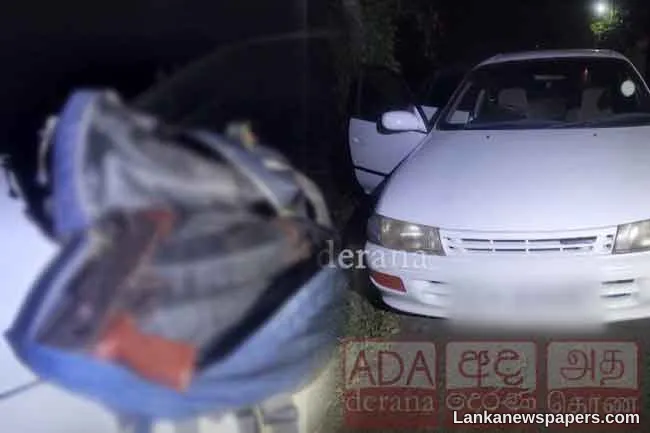T-56 firearm and ammunition recovered from car abandoned in Ragama