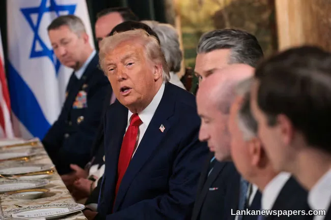 Trump warns Iran of possible strike, urges Hamas to disarm after meeting Netanyahu