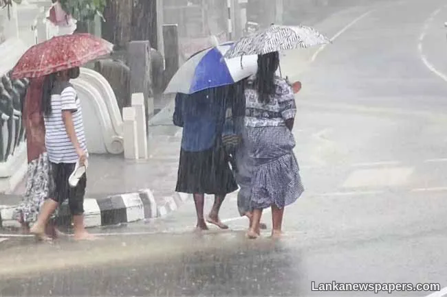 Showery condition in several provinces to enhance from tomorrow