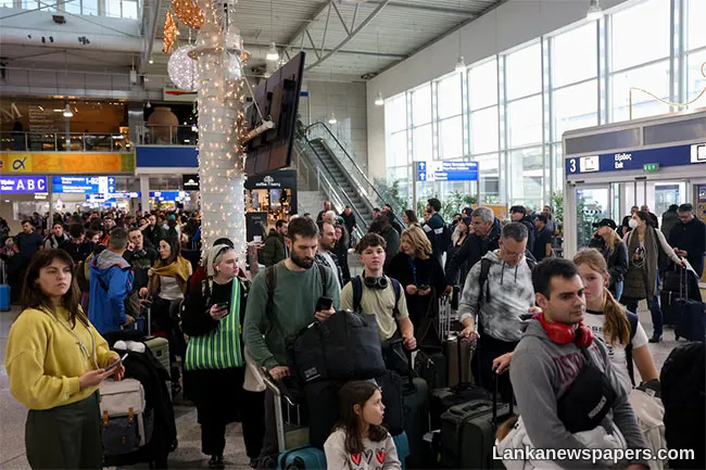Thousands stranded across Europe as Greece airspace disrupted