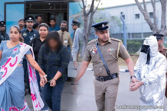Two criminal gang members and female suspect brought back to Sri Lanka from Dubai