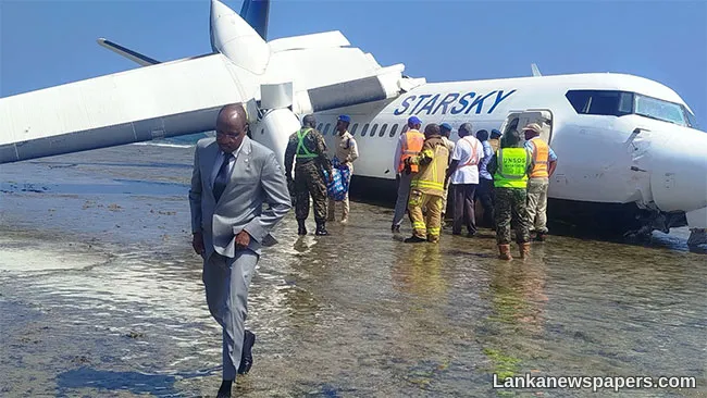 Plane carrying 55 passengers crashes into Indian Ocean just moments after take-off