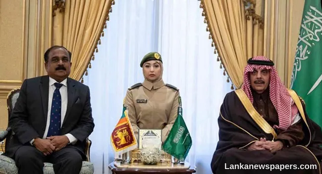 Sri Lanka, Saudi Arabia reaffirm commitment to further enhancing defence cooperation