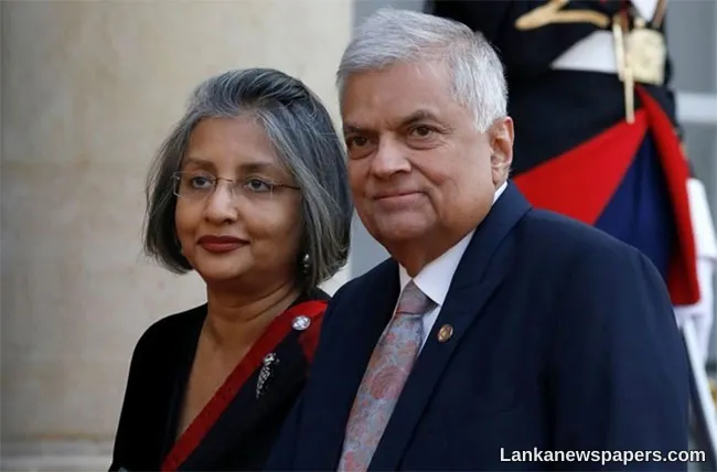 Maithree Wickremesinghe notified to appear before FCID on Feb. 20