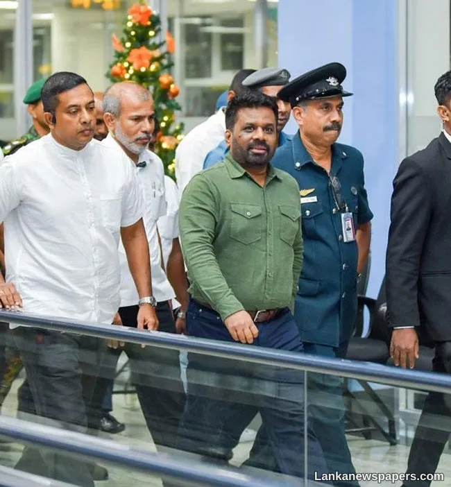President Dissanayake returns after attending AI Impact Summit 2026 in Delhi