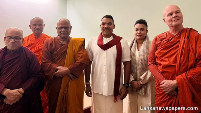 MP Namal Rajapaksa and Lankan delegation in London for several engagements