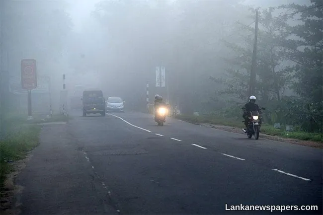 Misty conditions expected in several provinces