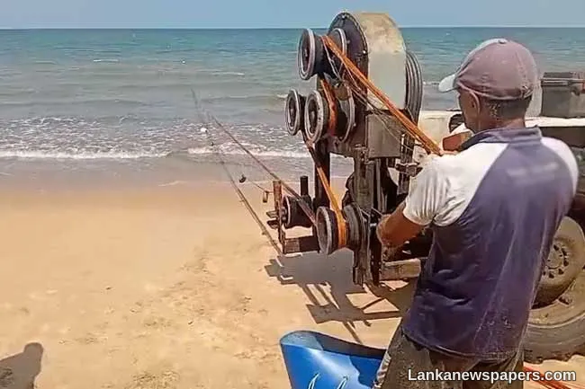 Fisherman arrested for illegal fishing with tractor-mounted winches in Maggona