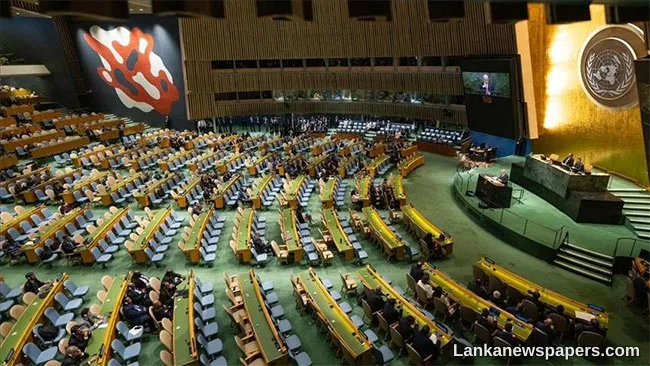 Sri Lanka abstains in UN vote on immediate ceasefire between Ukraine and Russia