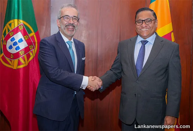 Sri Lanka-Portugal affirm commitment to further strengthen bilateral ties