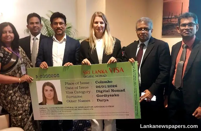 Sri Lanka officially launches Digital Nomad Visa facility; first recipients welcomed