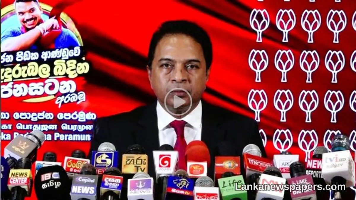 SLPP Organiser Sagara Kariyawasam Defends Alcohol Use at Party Rallies