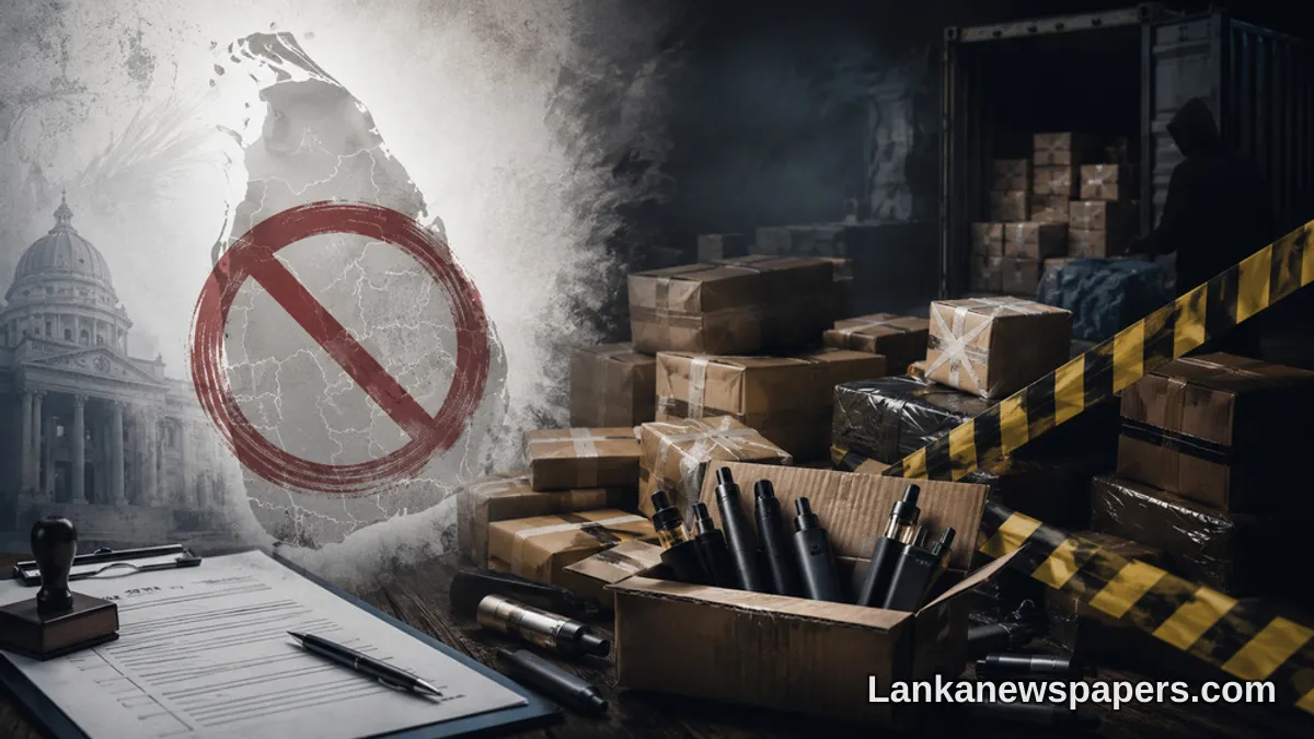 Regulate, Don't Prohibit: Why Sri Lanka's Nicotine Black Market Is a Public Health Crisis in the Making