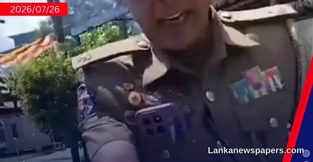 Wathupitiwala Police Sub-Inspector Suspended After Heated Confrontation Video Goes Viral
