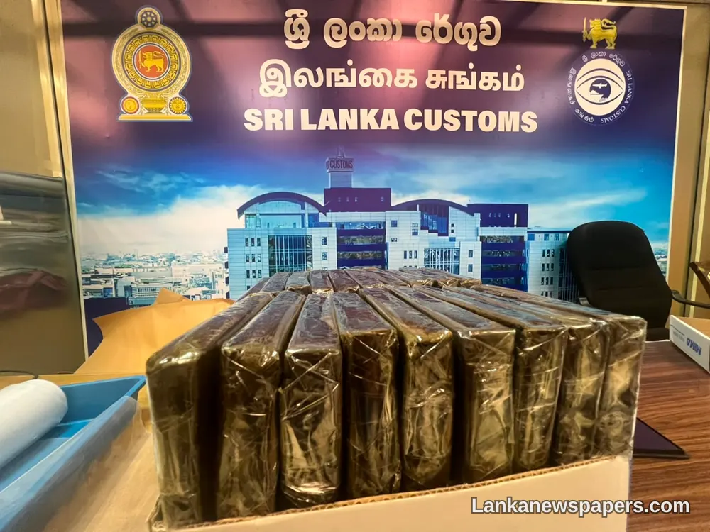 Sri Lanka Customs Nabs Canadian National at BIA With Rs. 201 Million Hidden Haul