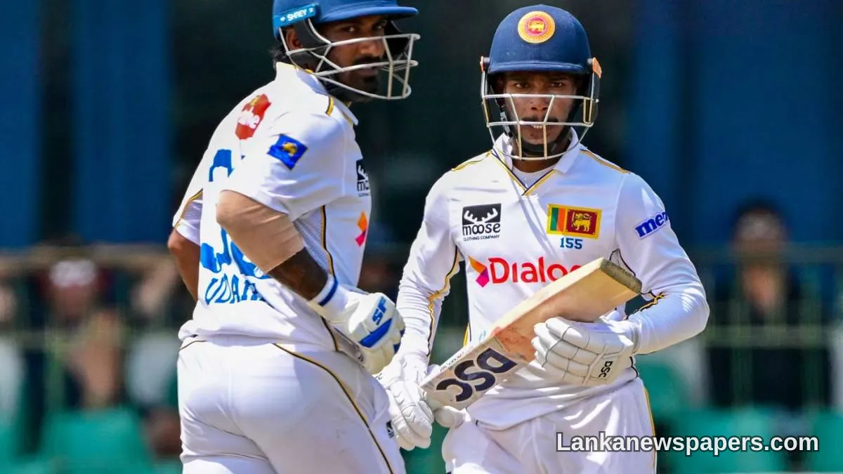 Nissanka Out of Pakistan Tests as Sri Lanka Name Udara in Revised Squad
