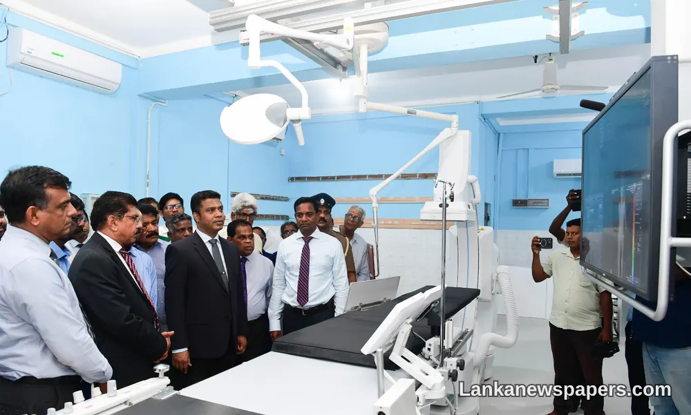 Jaffna Teaching Hospital Unveils Rs. 300 Million AI-Powered Cardiac Catheterisation Laboratory