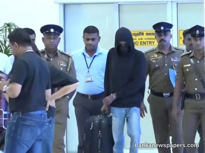 Suspected Gunman for Notorious Crime Figure 'Kehelbaddara Padme' Nabbed at Bandaranaike Airport Following Malaysia Deportation