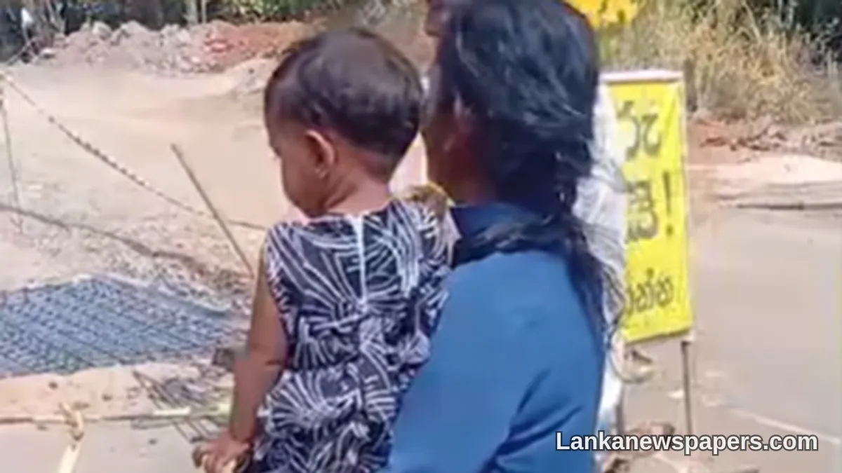 Wife Takes to Streets in Protest After Husband Falls Into Unmarked Excavation Pit