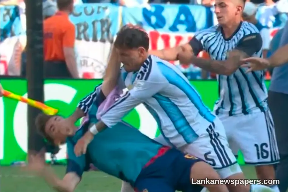 Brawl Erupts as Argentina Exit World Cup After Heated Clash with Spain Players