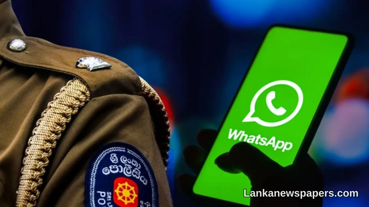 ශ්රී ලංකා පොලීසිය ශ්රවණ අබාධිත පුරවැසියන් සඳහා WhatsApp වීඩියෝ ආධාර සේවාවක් දියත් කරයි