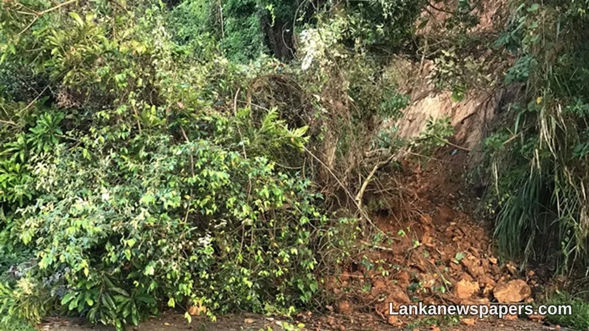 Earthslip in Hatton Leaves Several People Missing