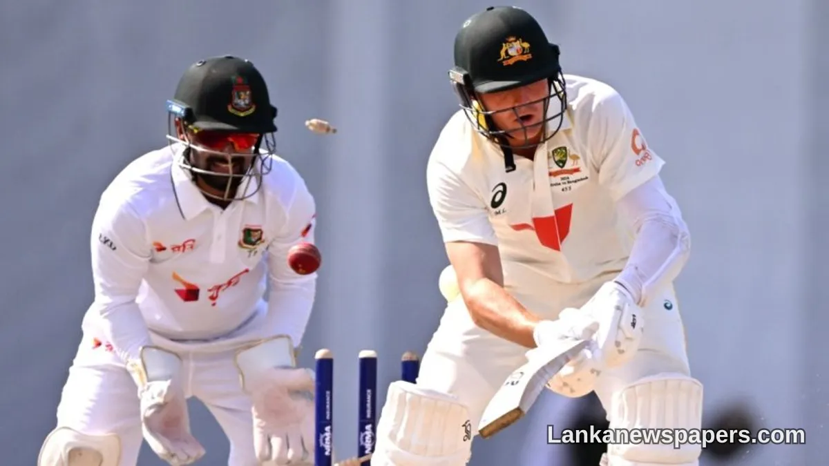 Bangladesh Close In On Historic Test Win Against Australia in Darwin