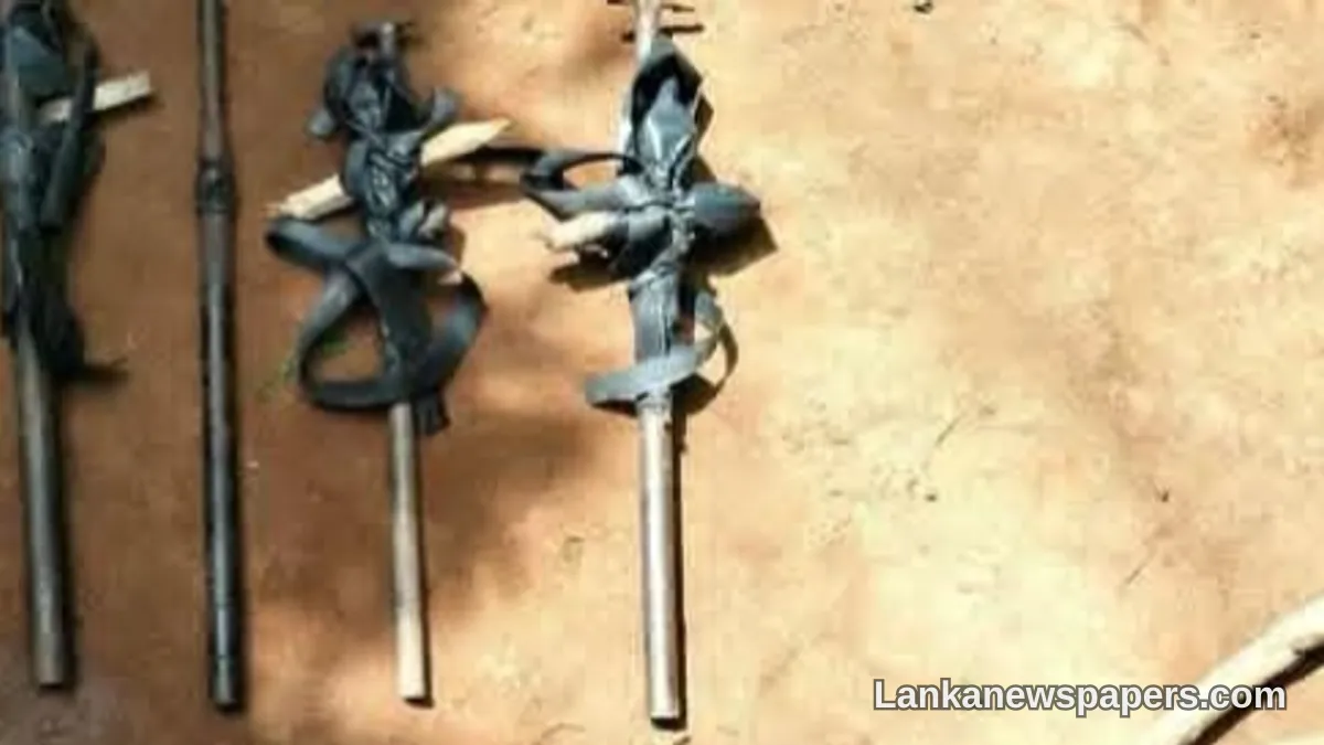 Wildlife Officers Arrest Three Suspects in Wayamba Arms and Explosives Bust