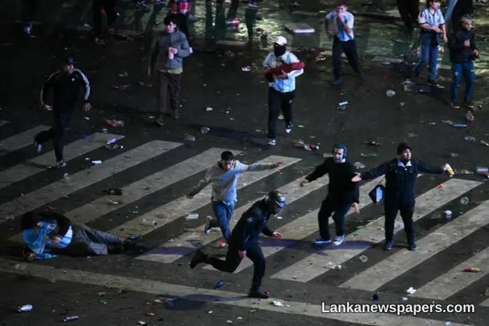 Chaos in Buenos Aires as Argentina Fans Turn Violent After World Cup Heartbreak