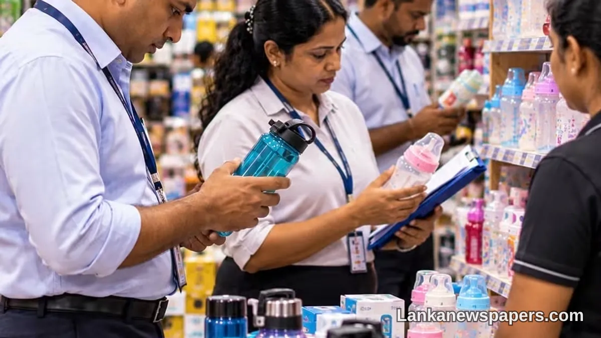 CAA Raids Across Sri Lanka Net Over 1,400 Plastic and Baby Feeding Bottles