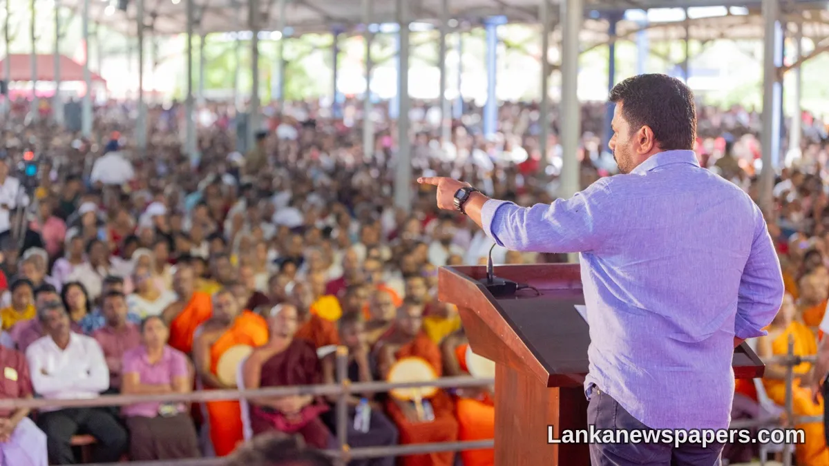 AKD Accuses Drug Traffickers of Funding Media Outlets and Anti-Government Protests