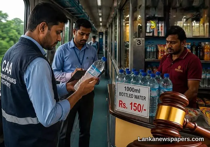 බෝතල් වතුර වැඩිපුර මිලට විකිණීම නිසා දුම්රිය කැන්ටිමයකට රු. 500,000 දඩයක් නියම කළ අනුරාධපුර අධිකරණය