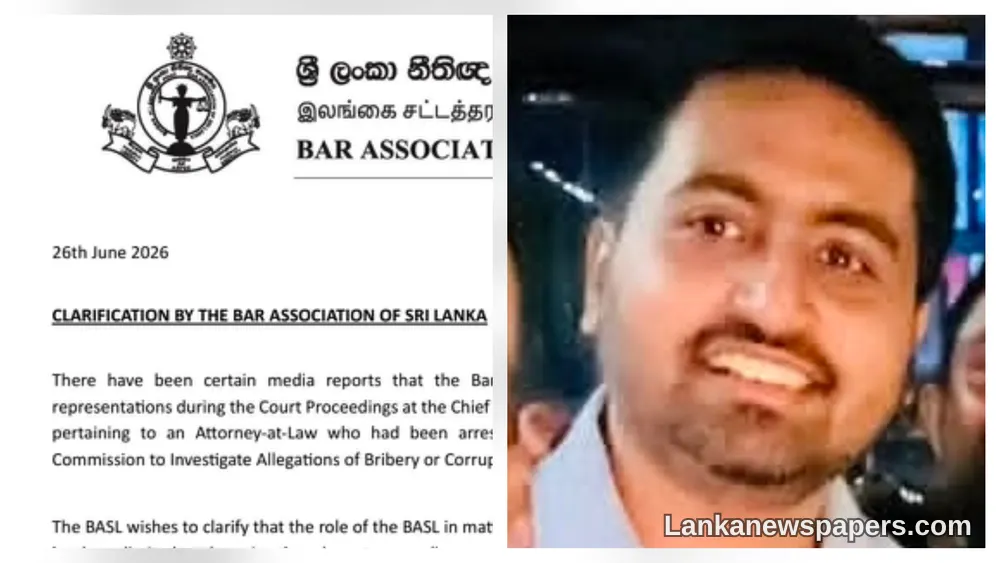 BASL Clarifies It Had No Role in Rakitha Rajapaksa Court Proceedings