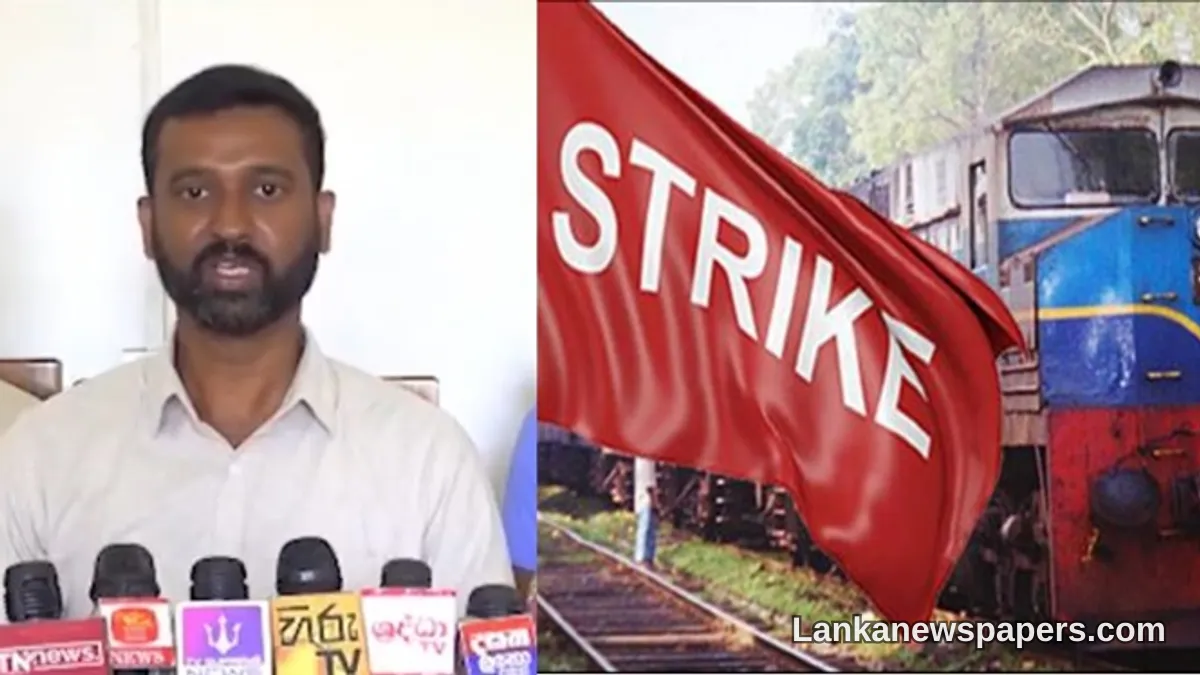 දුම්රිය වර්ජනයට එළිය ලෝකොමෝටිව් ඉංජිනේරු සංගමයේ සහාය නැහැ