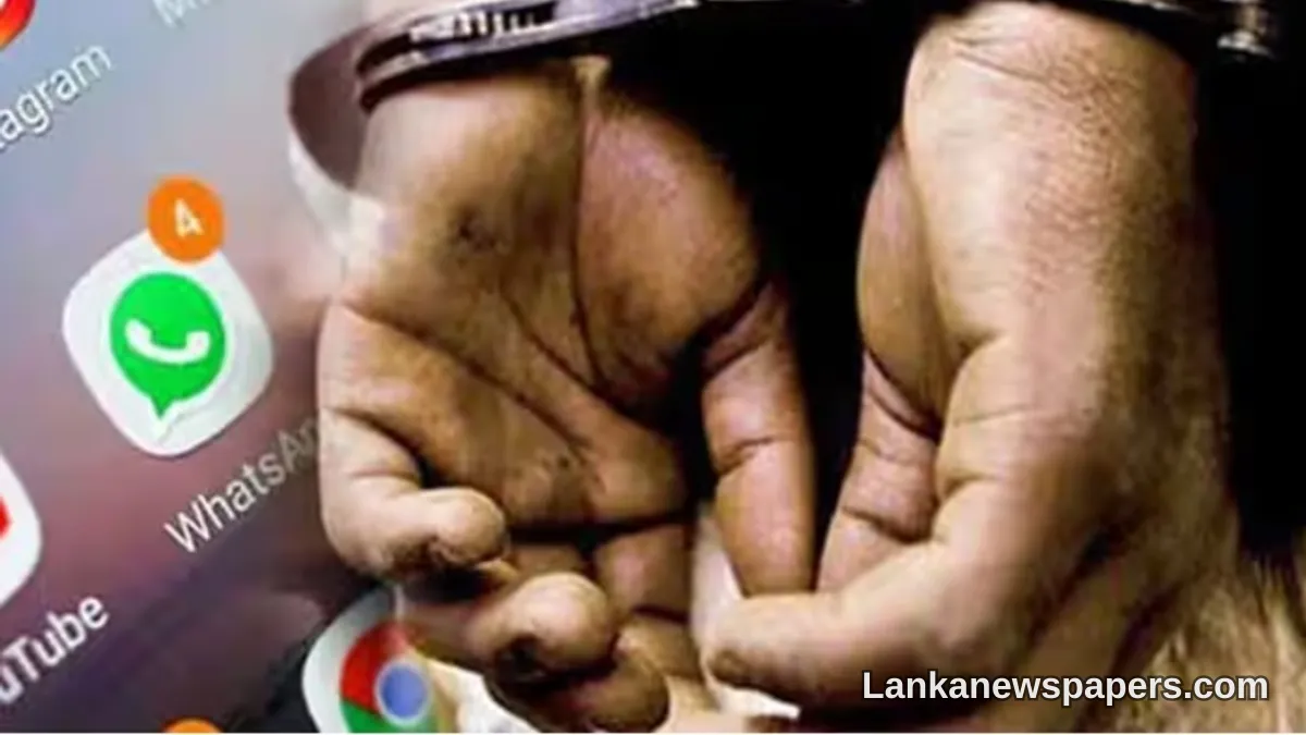 Wariyapola Man Arrested for Distributing Woman's Intimate Images via WhatsApp