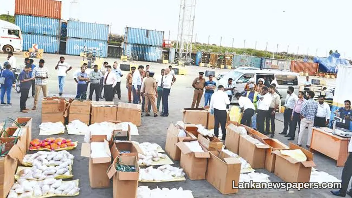 US-Sri Lanka Drug Bust Nets 463kg of Crystal Meth in Major Anti-Narcotics Crackdown