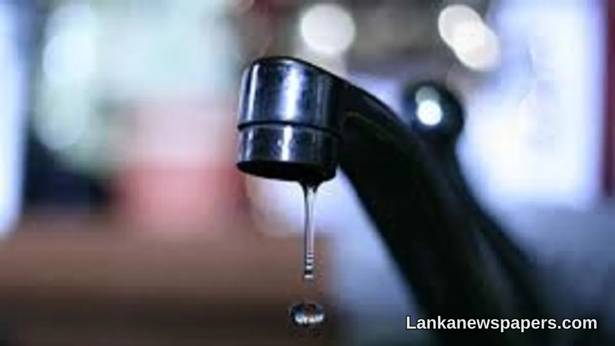 National Water Board Calls for Urgent Water Conservation During Island-Wide Power Blackout