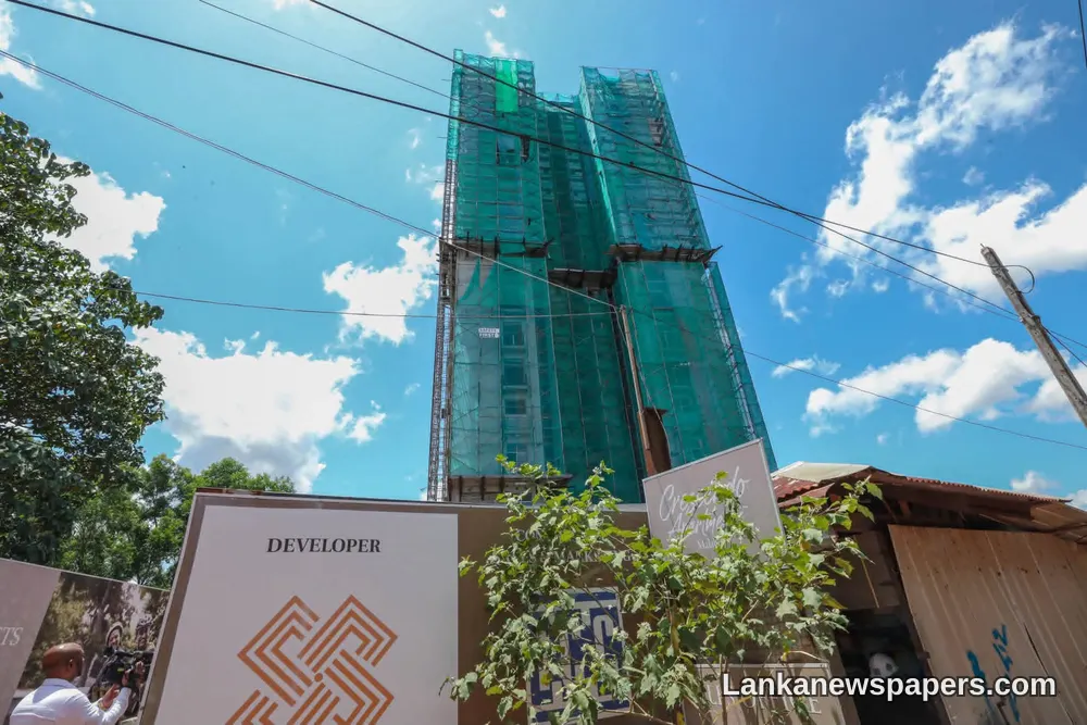 UDA's Crescendo Apartment Complex in Malabe Set to Welcome Middle-Income Families as Construction Nears Finish Line