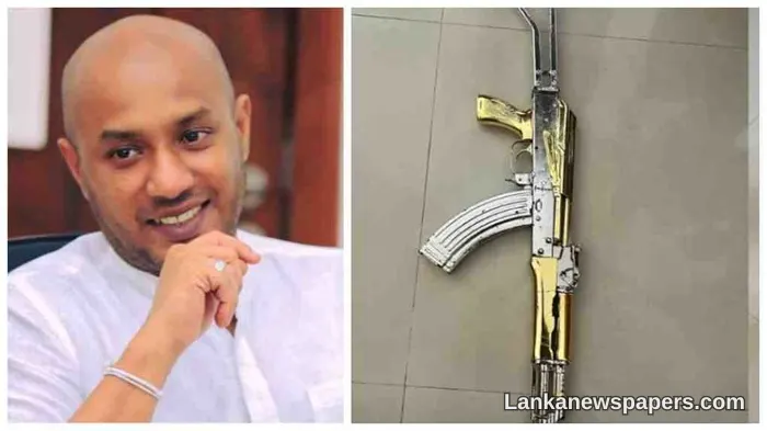Mount Lavinia Court Issues Notice to Former Minister Duminda Dissanayake Over Gold-Plated T-56 Rifle Case