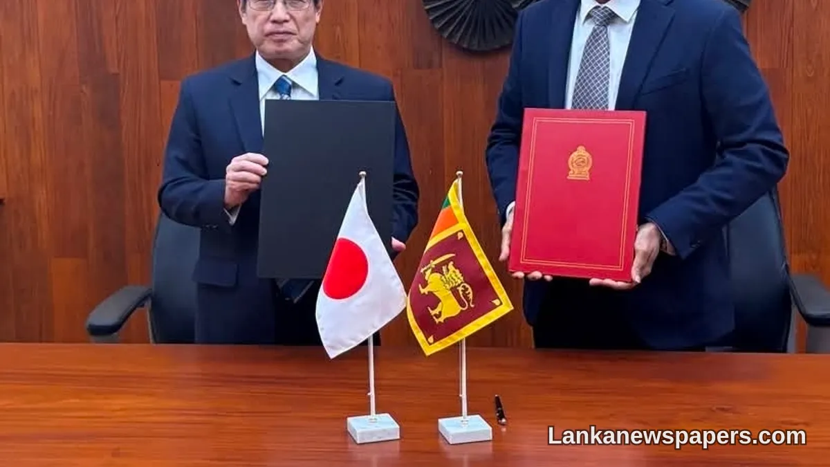 ශ්රී ලංකාවේ රාජ්ය අංශයේ ධාරිතාව ශක්තිමත් කිරීමට ජපානය රුපියල් මිලියන 591ක ප්රදානයක් ලබා දේ
