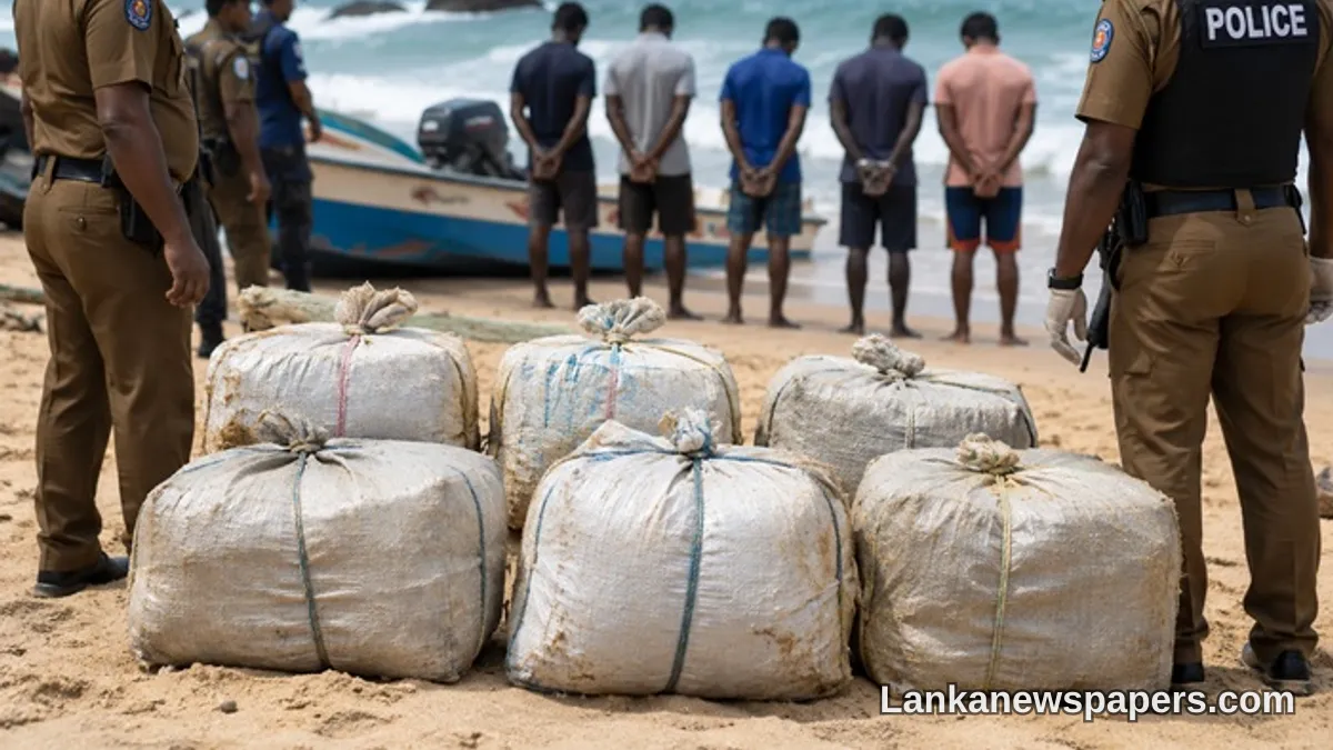 Major Drug Bust: STF Seizes Over 100kg of Heroin at Weligama Beach