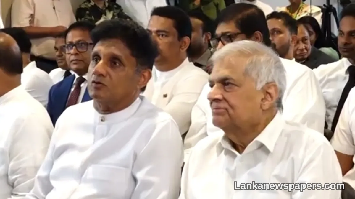 Sajith Announces SJB-UNP Alliance to Mount United Front Against Ruling Government